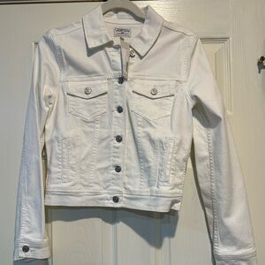 White denim jacket